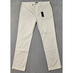 Shore The Matt Pants Mens Size 38 x 31 Gray Slim Fit Stretch Fabric Chinos‎ $198